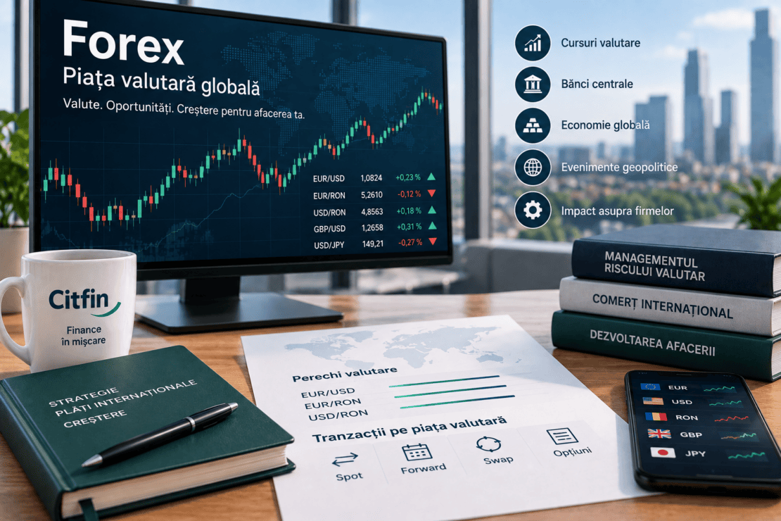 Piața Forex, perechi valutare și evoluția cursurilor de schimb pentru firmele cu plăți internaționale